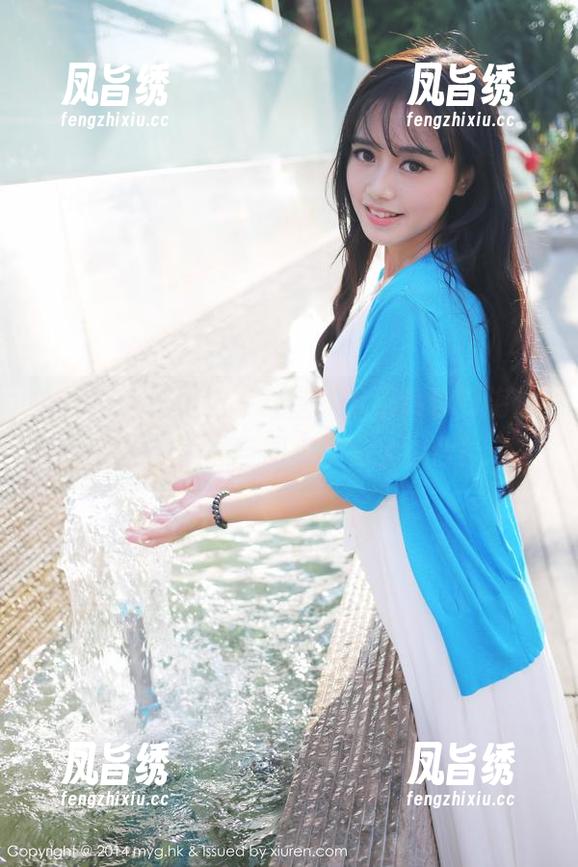MyGirl美媛馆 - 让唐琪儿引领你到海边，来瞧美图与图包的完全融合！