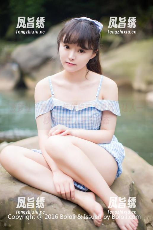波萝社 - 精选：柳侑绮连衣裙风，让人一秒钟快进入梦游状态