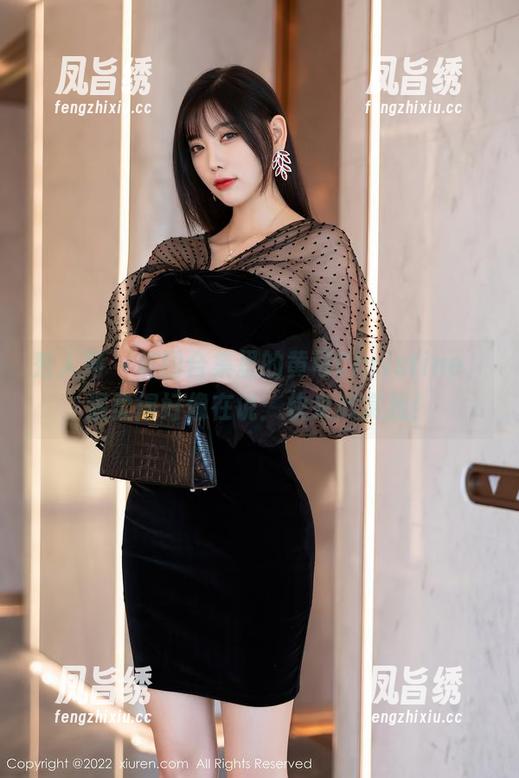 秀人网 - 美图合集里的黄可Christine，温柔得好像在说：快来欣赏我！