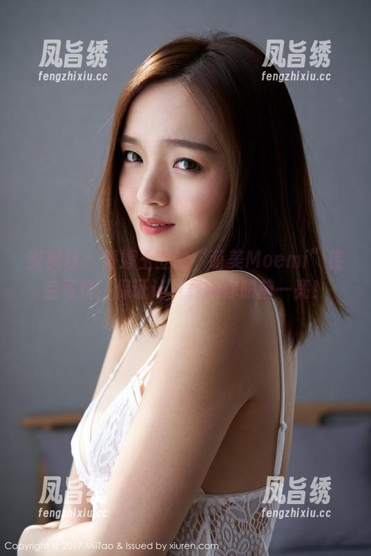 蜜桃社 - 婷婷玉立的“萌美Moemi”镂空写真，保证让下载的你眼前一亮！